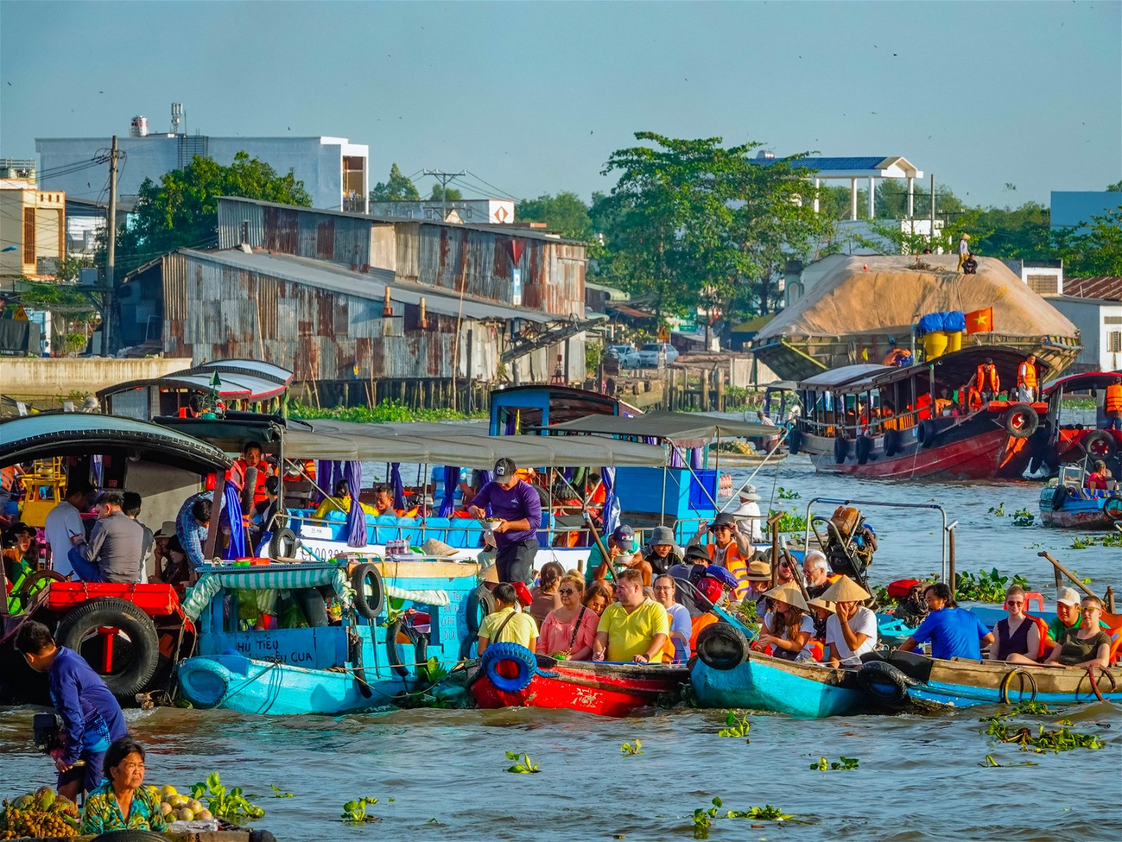 mekong delta floating market