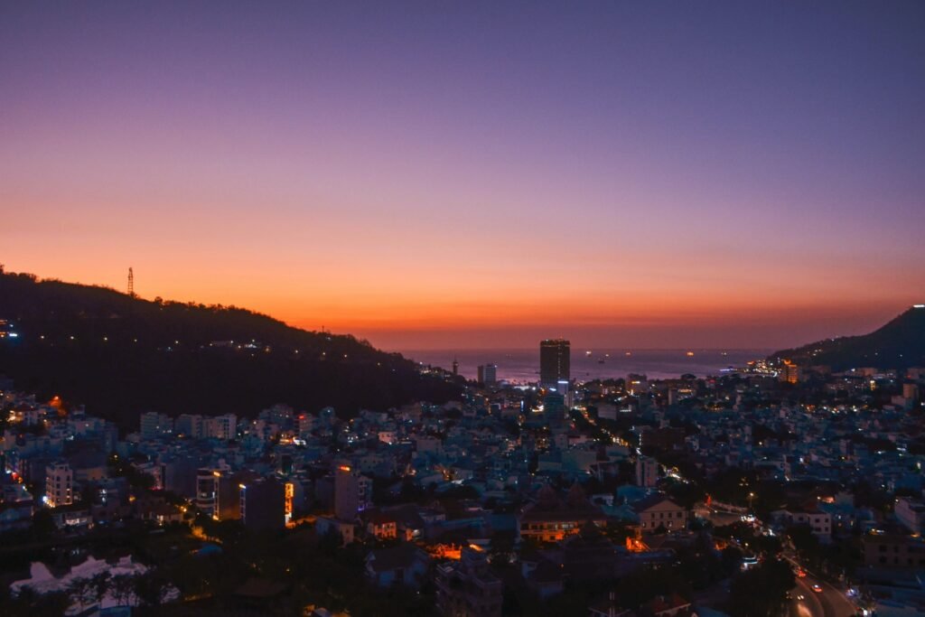 Vung Tau by night. Photo by Thai An - Top Cities in South Vietnam: The Ultimate Travel Guide